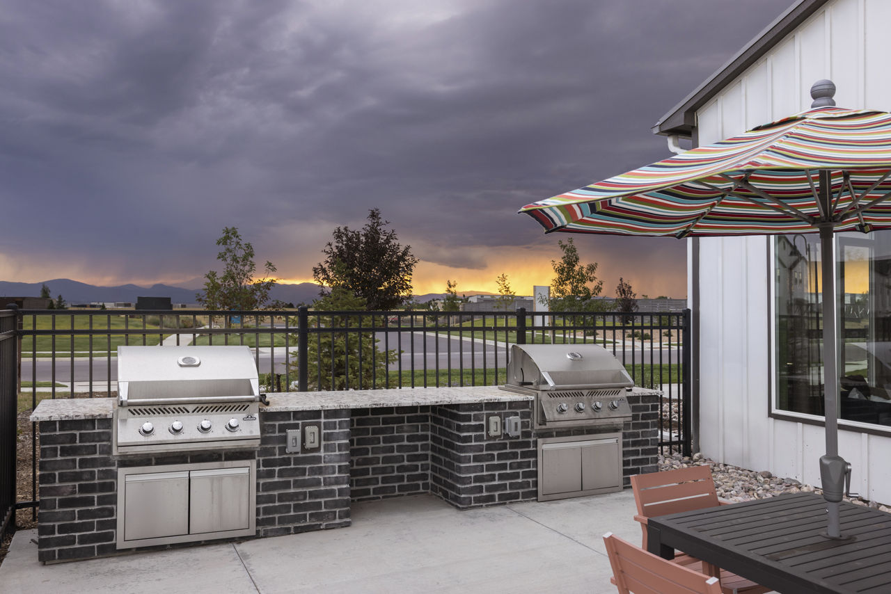 Grill area at Vellaterra