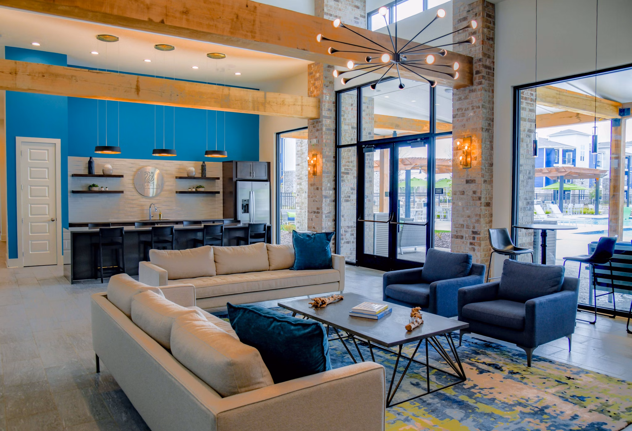 clubhouse at The Waters at Hammond Apartments