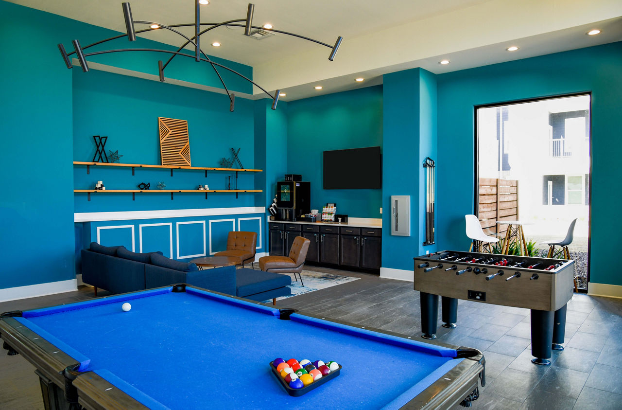 Game room at The Waters At Hammond (1 of 4)
