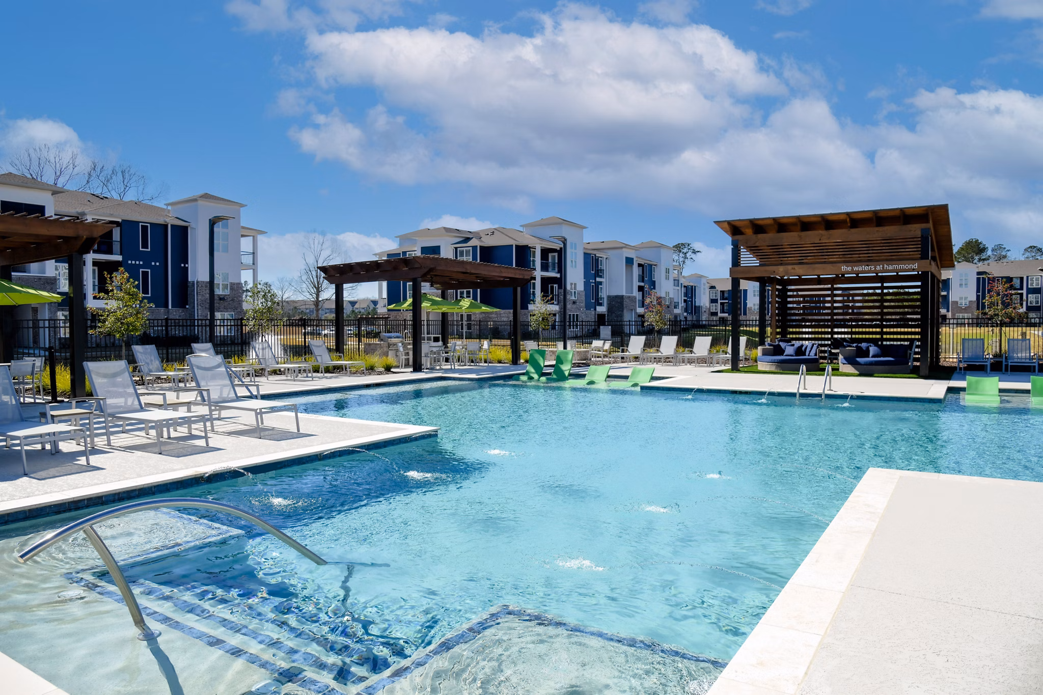 pool at The Waters at Hammond Apartments