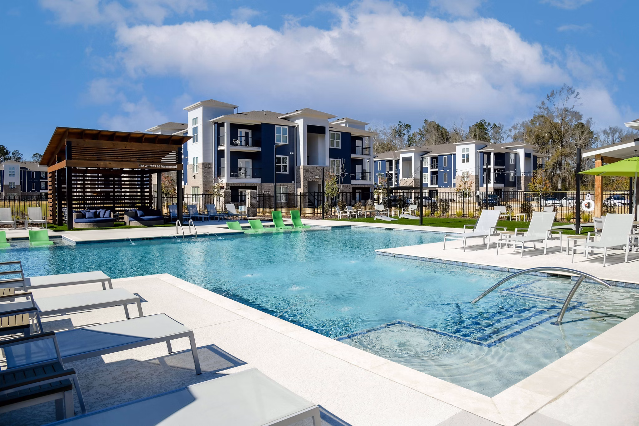 pool at The Waters at Hammond Apartments