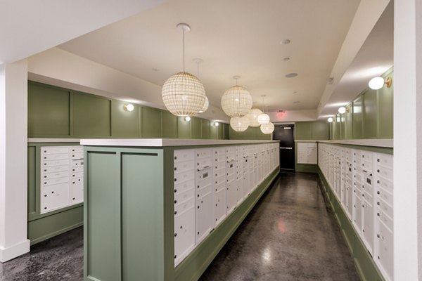 mail room at Windsor Commons Apartments