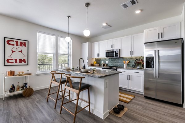 kitchen at Windsor Commons Apartments