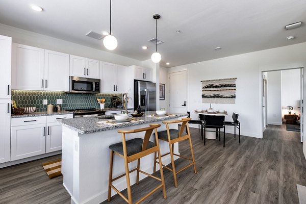 kitchen at Windsor Commons Apartments