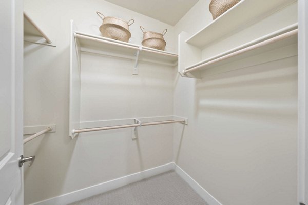 closet at Broadstone 7th Street Apartments