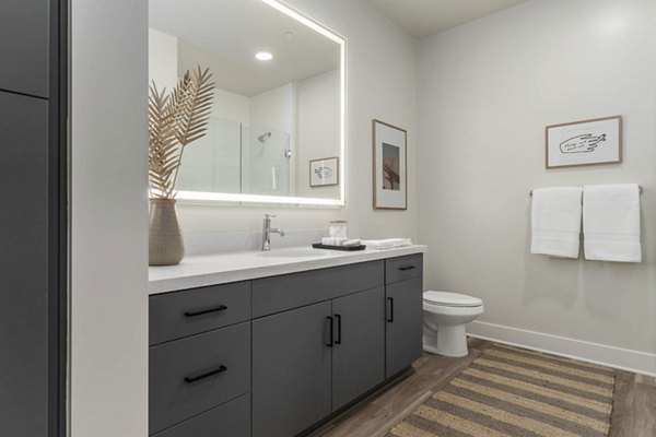 bathroom at Broadstone 7th Street Apartments