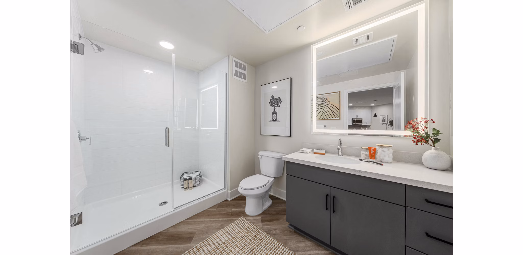 bathroom at Broadstone 7th Street Apartments