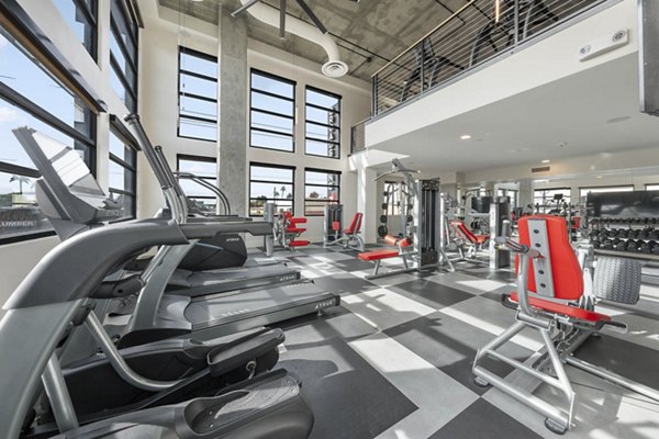 fitness center at Broadstone 7th Street Apartments