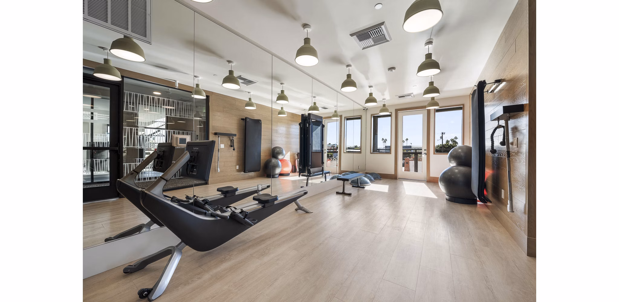 fitness center at Broadstone 7th Street Apartments