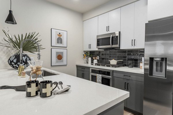 kitchen at Broadstone 7th Street Apartments