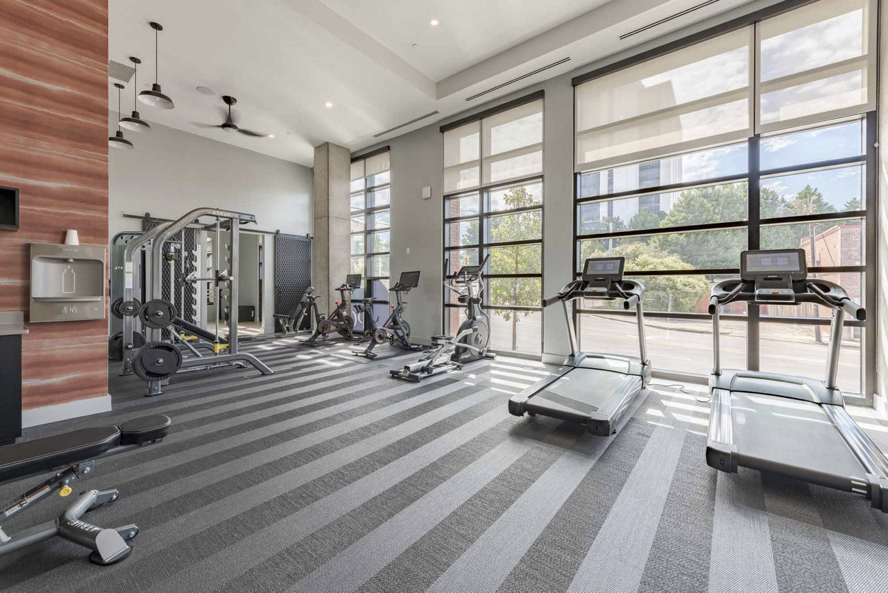 Gym at The Point Apartments (1 of 2)