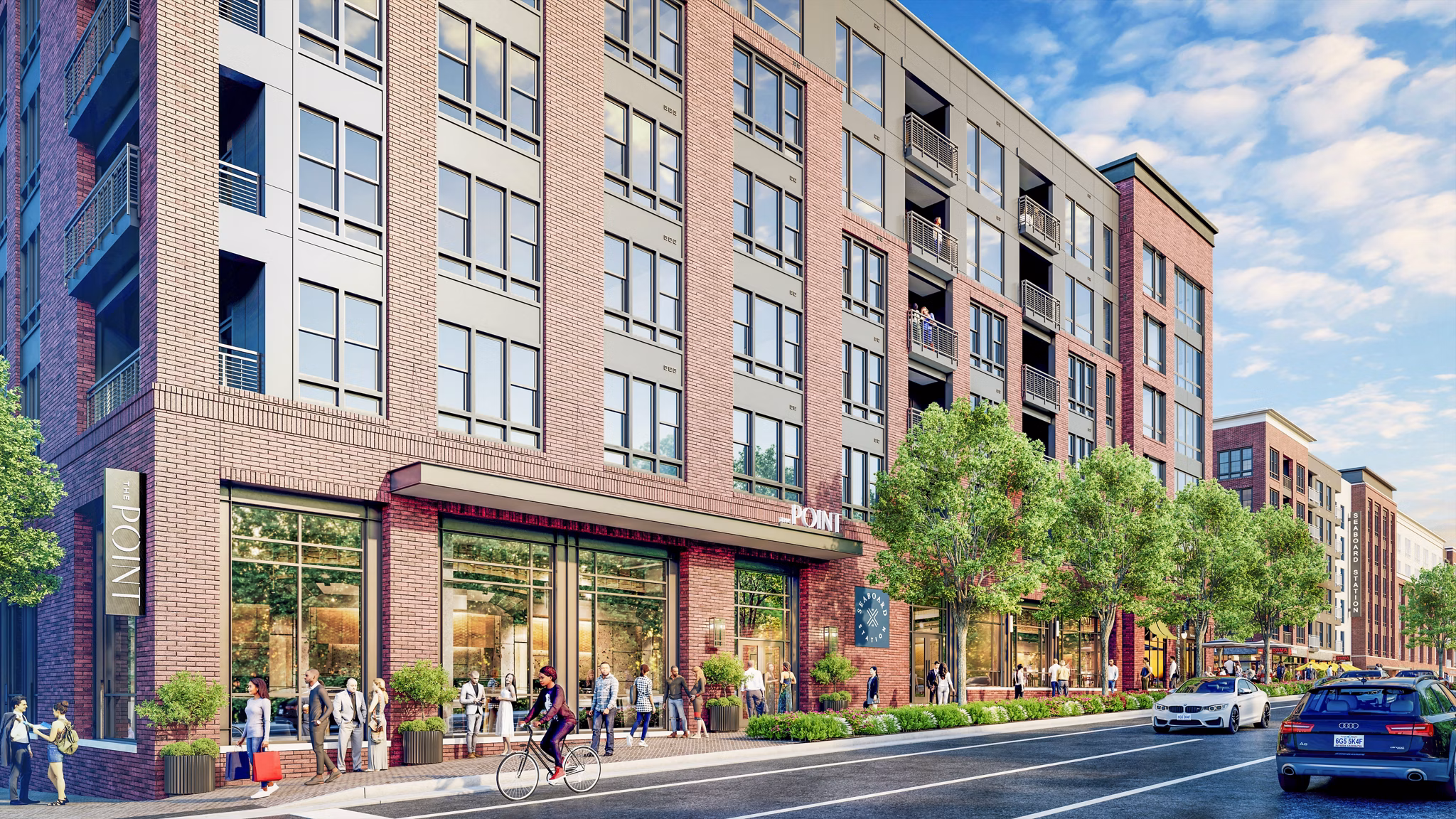 rendering at The Point Apartments