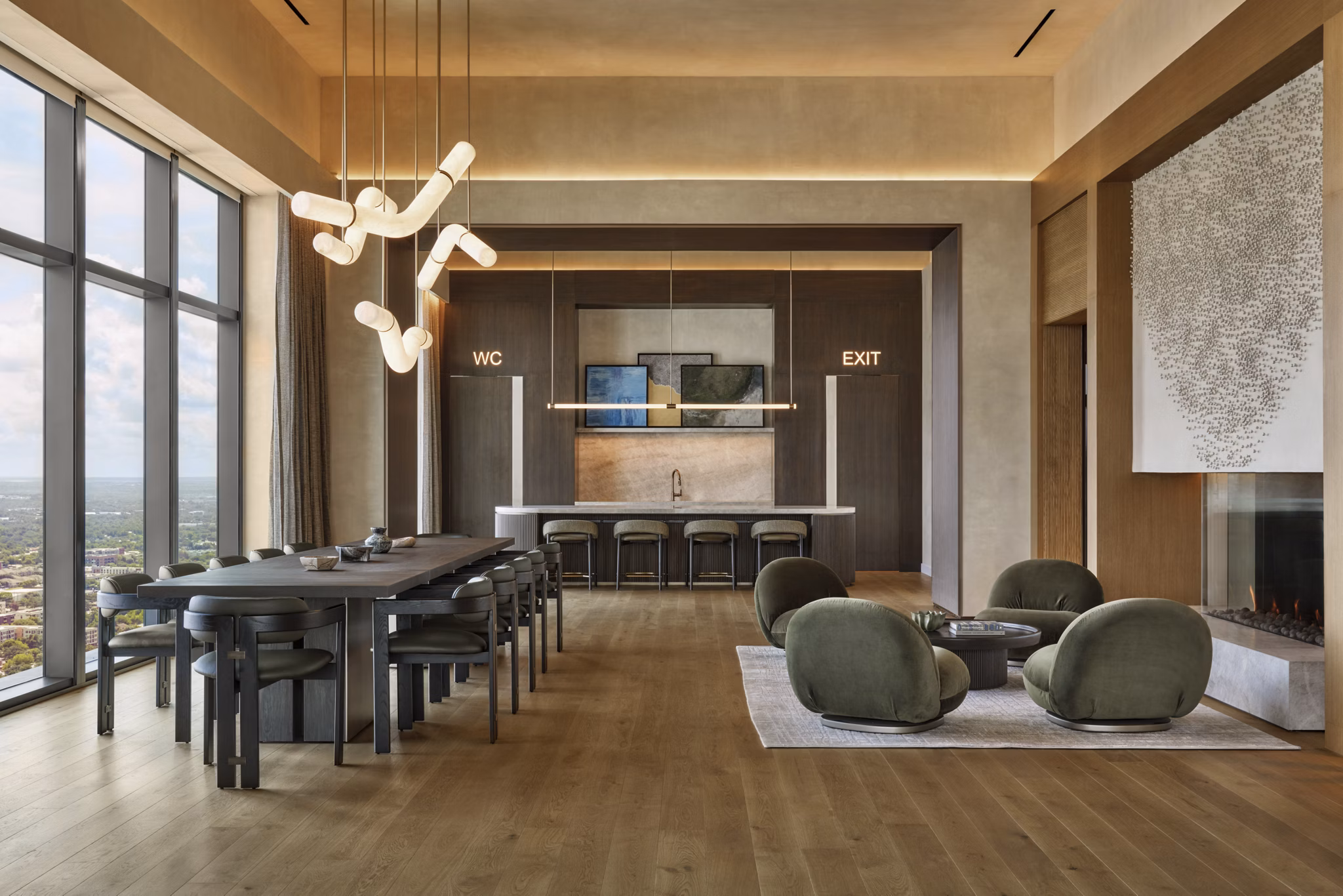 clubhouse at 700 River Apartments