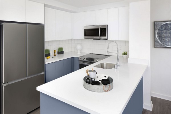 kitchen at South Shore Apartments