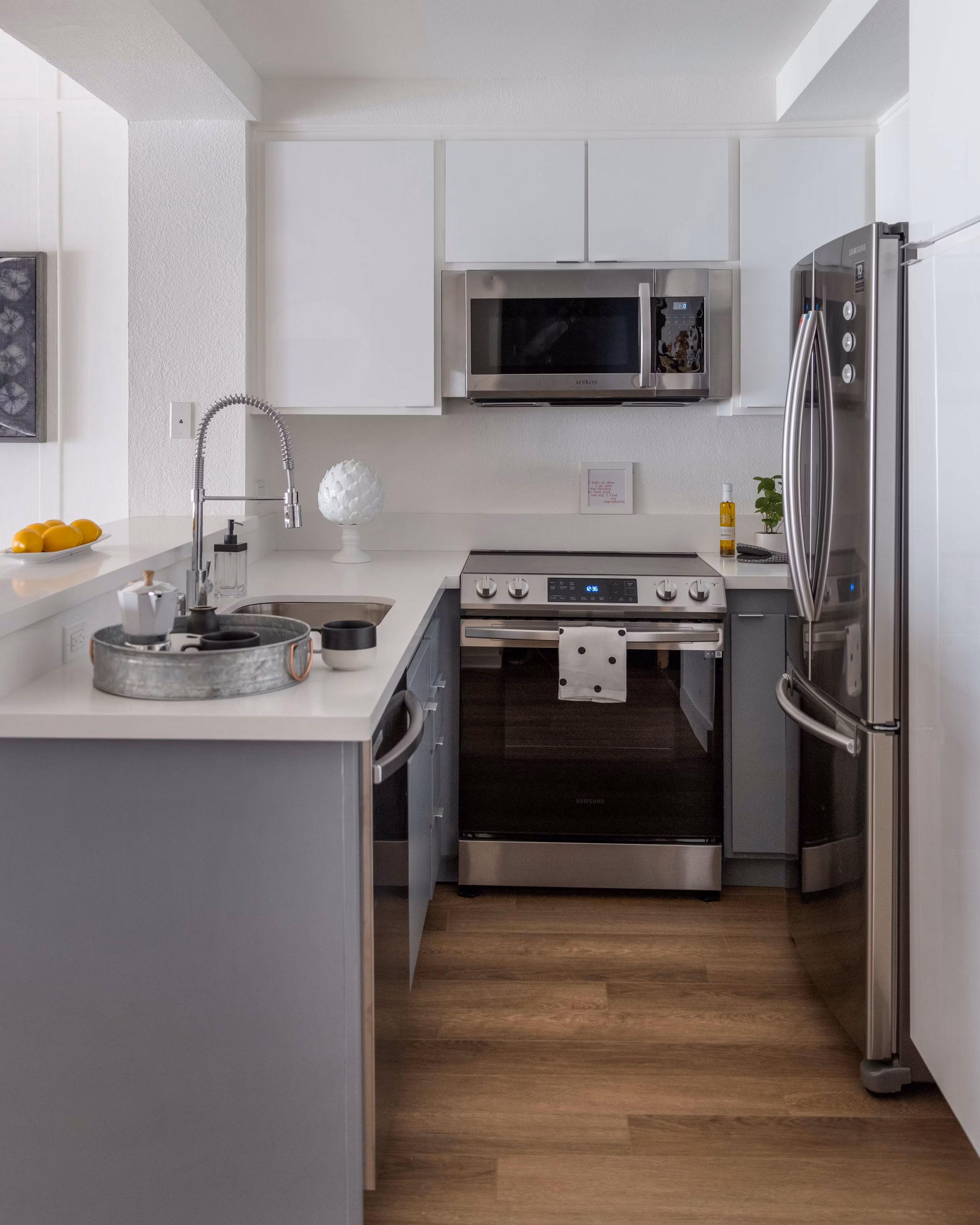 kitchen at South Shore Apartments