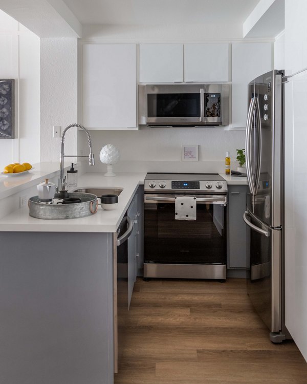 kitchen at South Shore Apartments