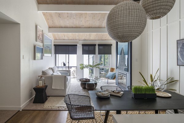 living room at South Shore Apartments