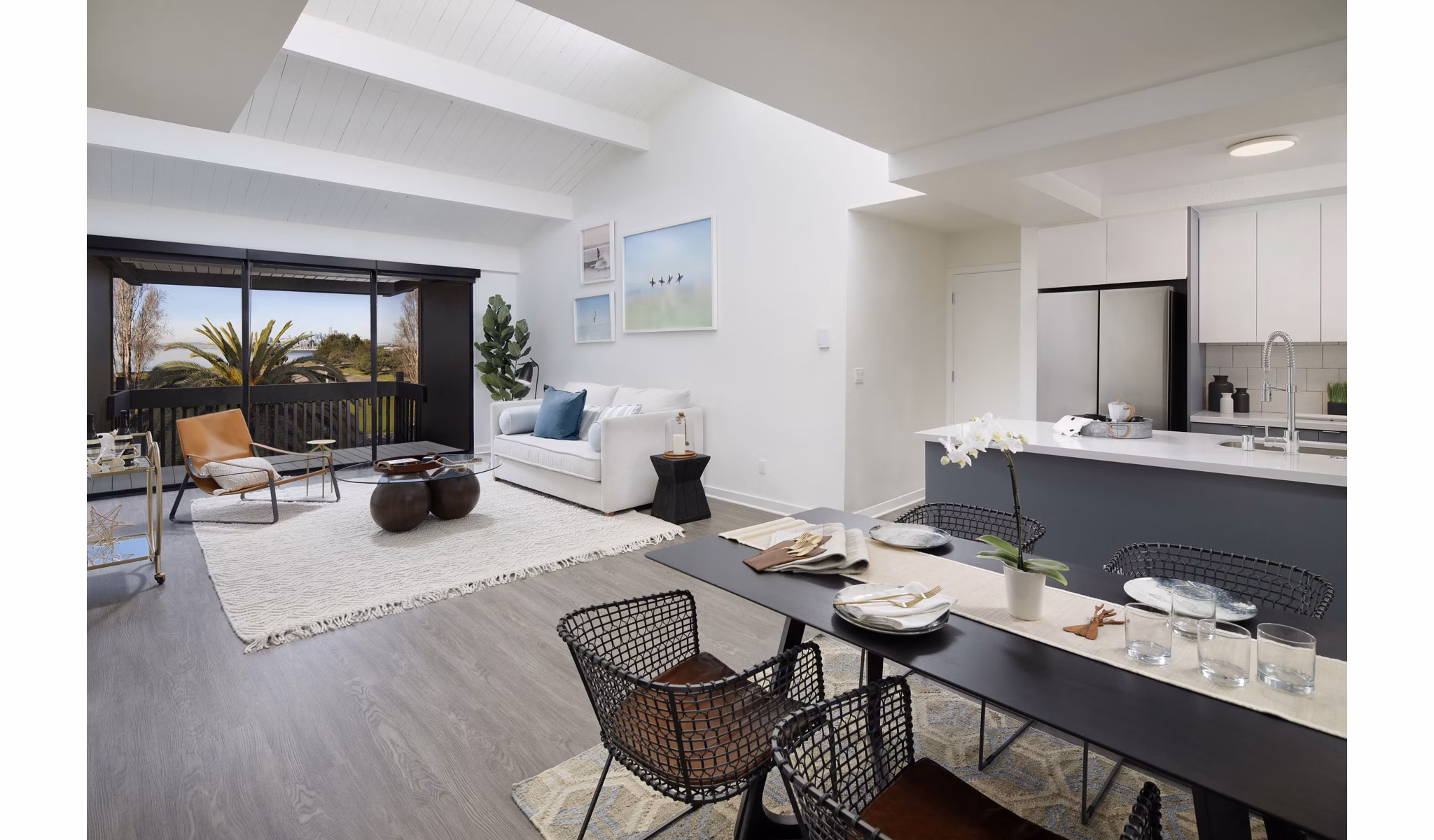 living room at South Shore Apartments