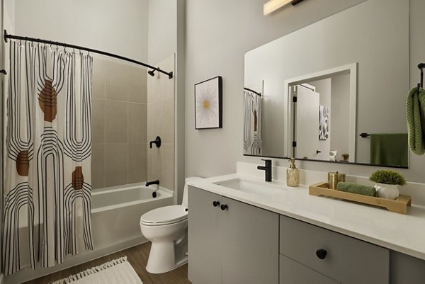 bathroom at Sovren Apartments