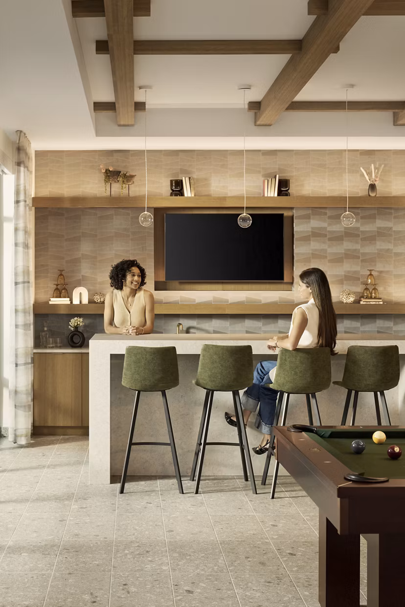 clubhouse at Sovren Apartments