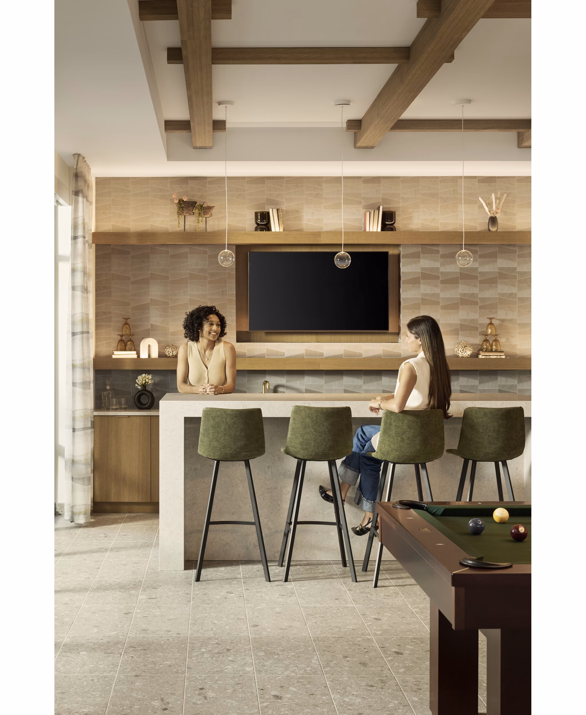 clubhouse at Sovren Apartments
