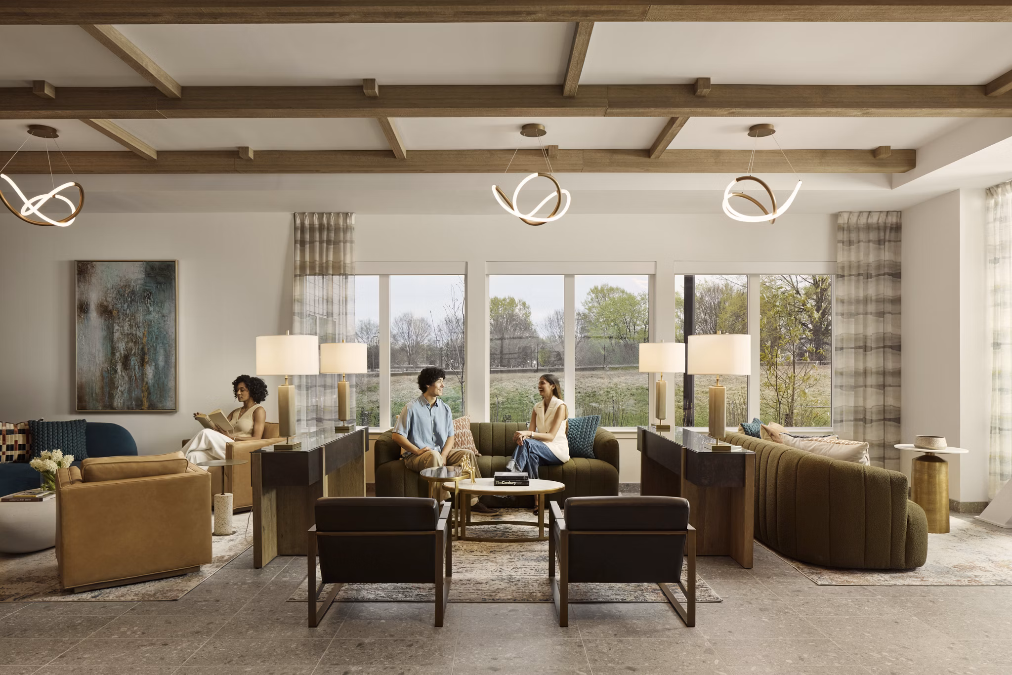 clubhouse at Sovren Apartments