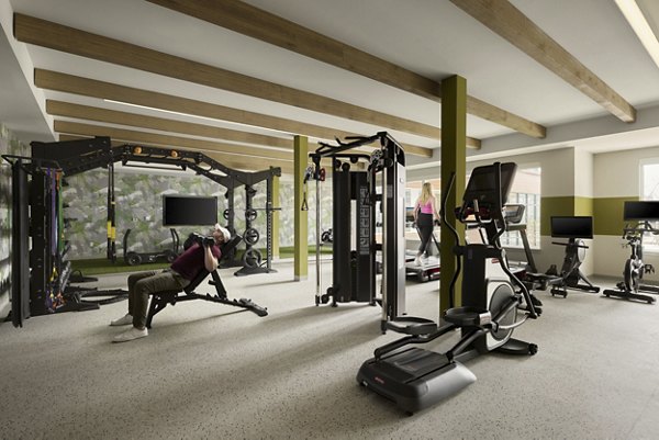 fitness center at Sovren Apartments