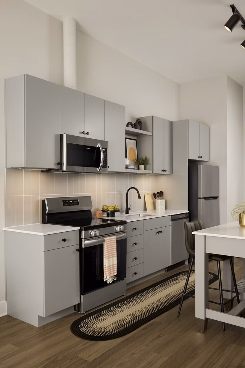 kitchen at Sovren Apartments