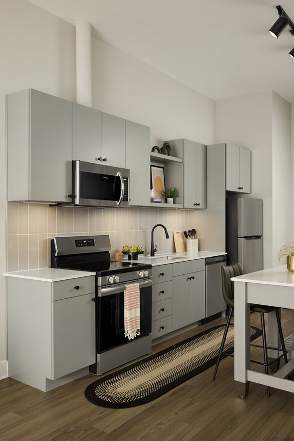kitchen at Sovren Apartments