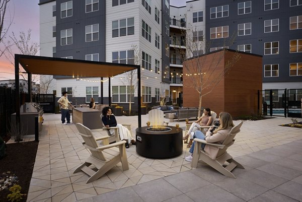 grill area at Sovren Apartments