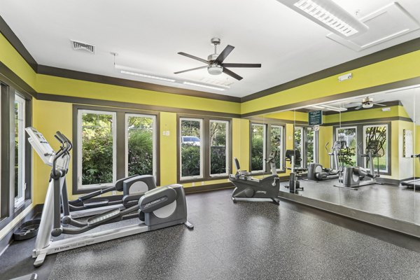 fitness center at Cherry Knoll Apartments