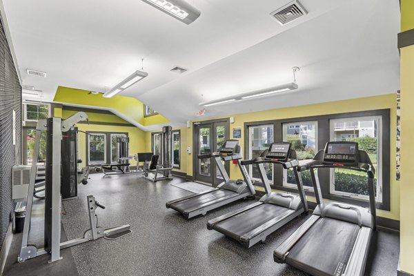 fitness center at Cherry Knoll Apartments