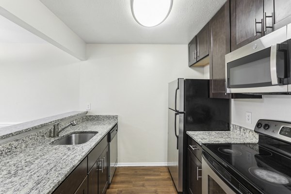 kitchen at Cherry Knoll Apartments