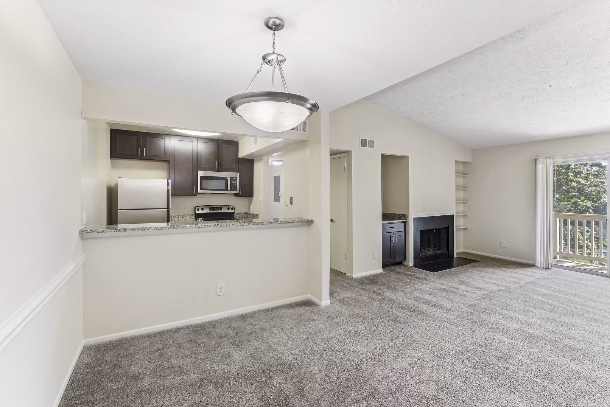 kitchen at Cherry Knoll Apartments