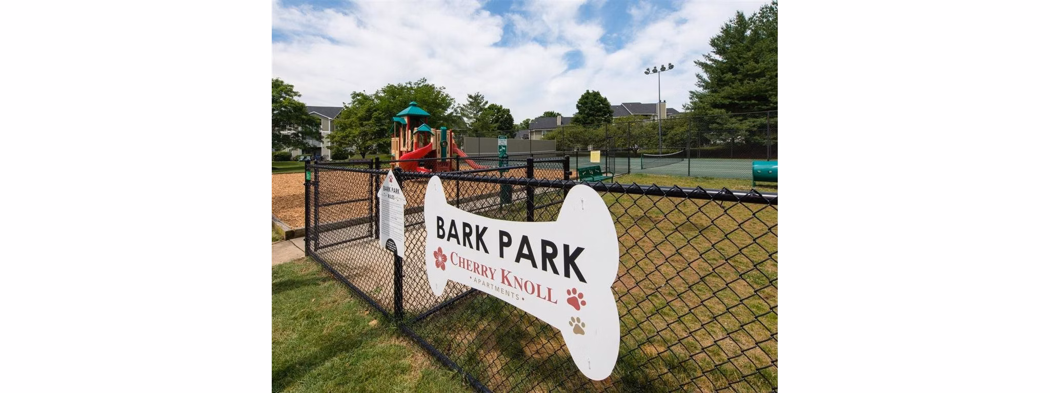 dog park at Cherry Knoll Apartments