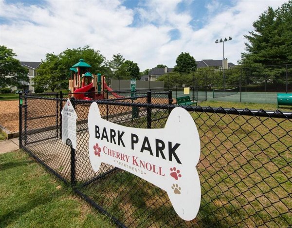 dog park at Cherry Knoll Apartments