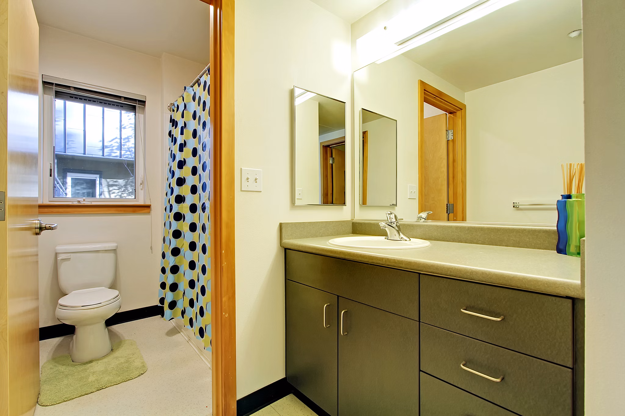 bathroom at Nordheim Court Apartments