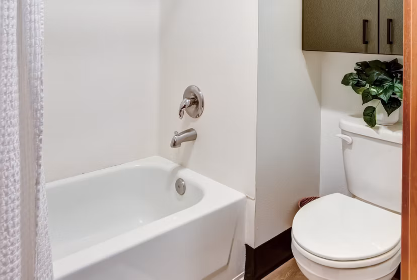 bathroom at Nordheim Court Apartments 