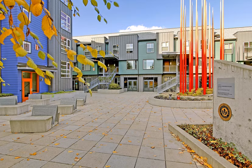 recreational area at Nordheim Court Apartments 