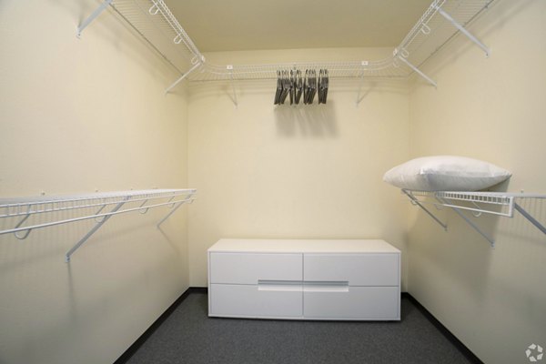 closet at Radford Court Apartments