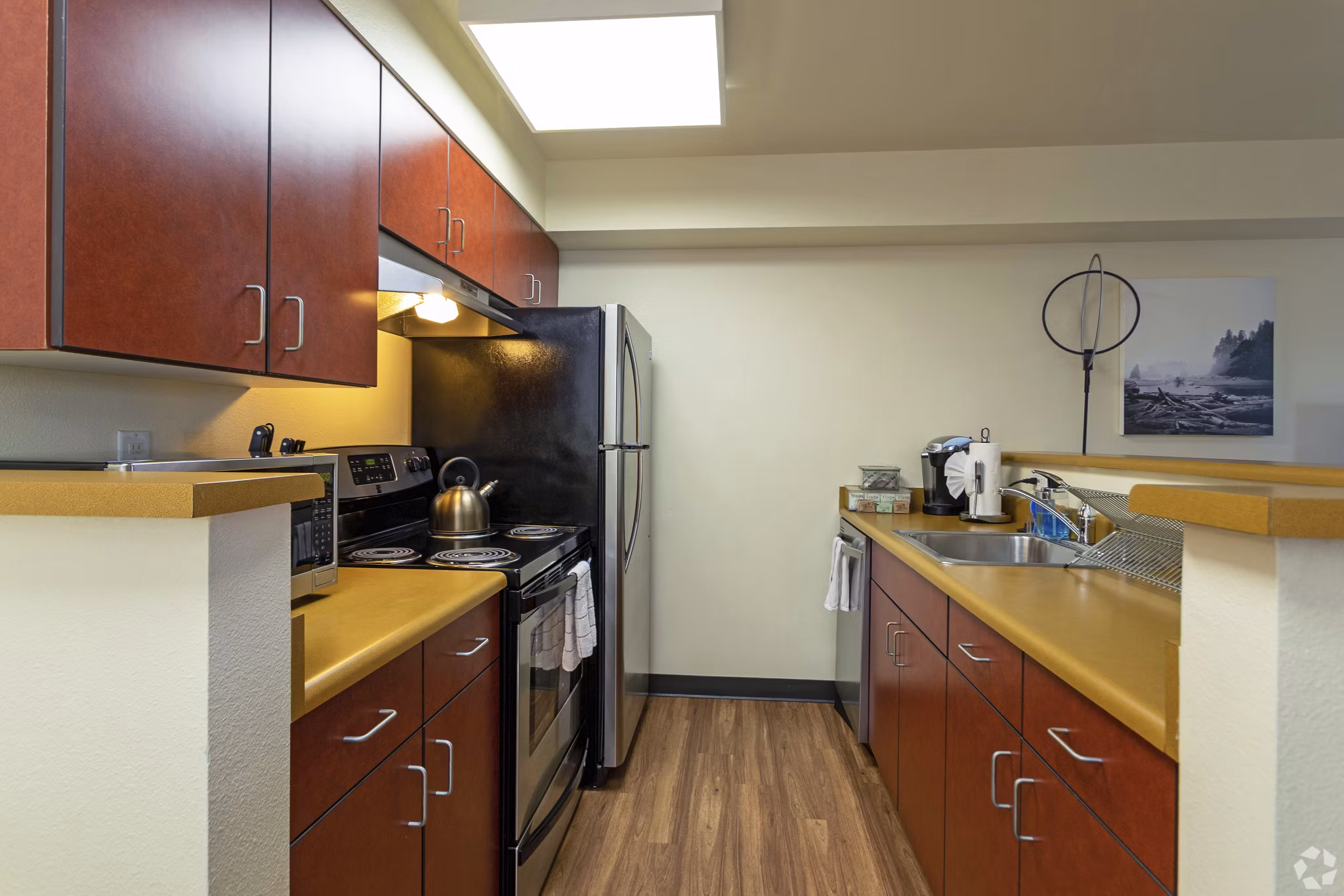 kitchen at Radford Court Apartments