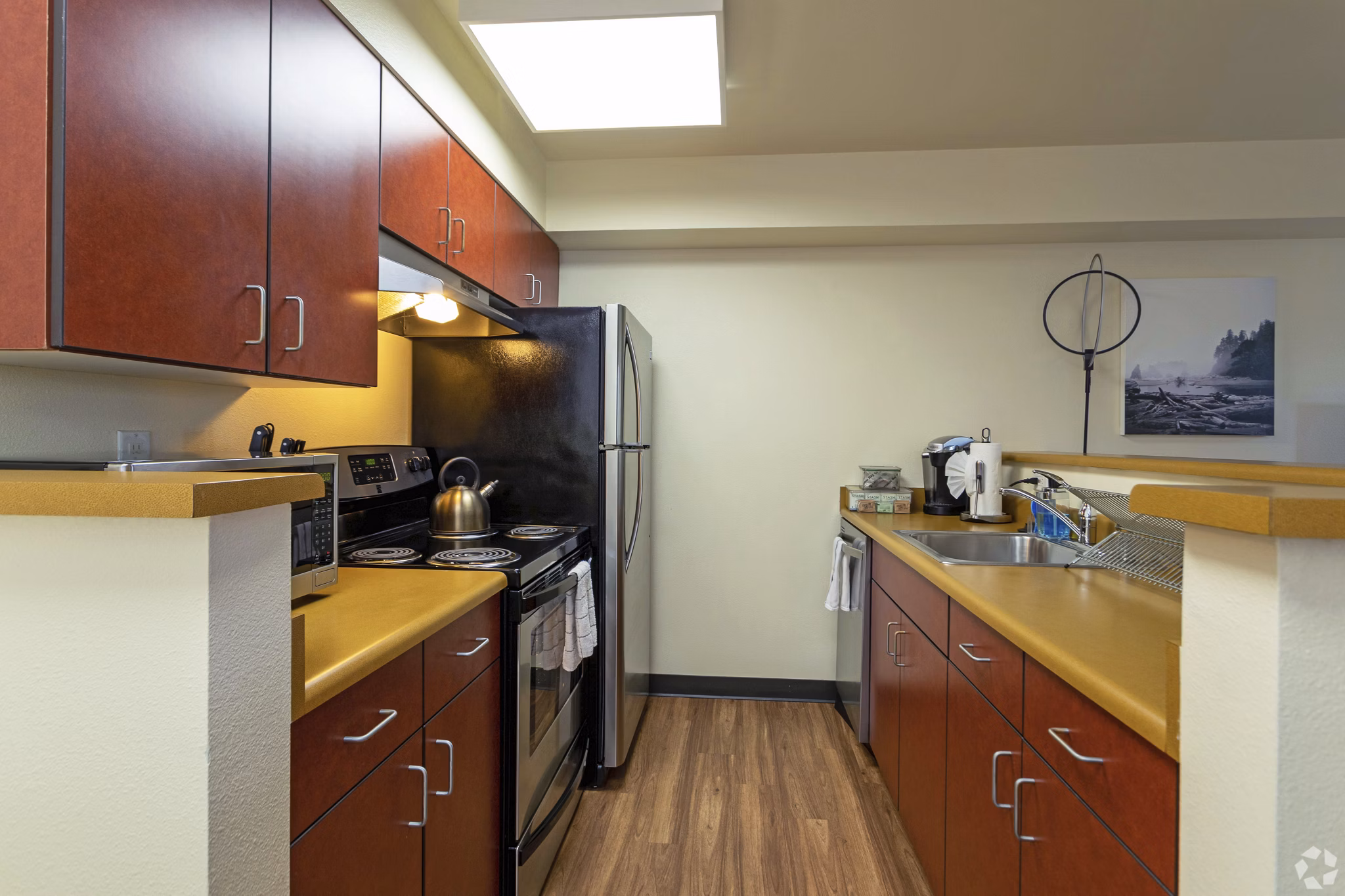 kitchen at Radford Court Apartments