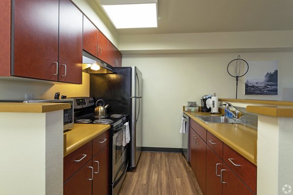 kitchen at Radford Court Apartments