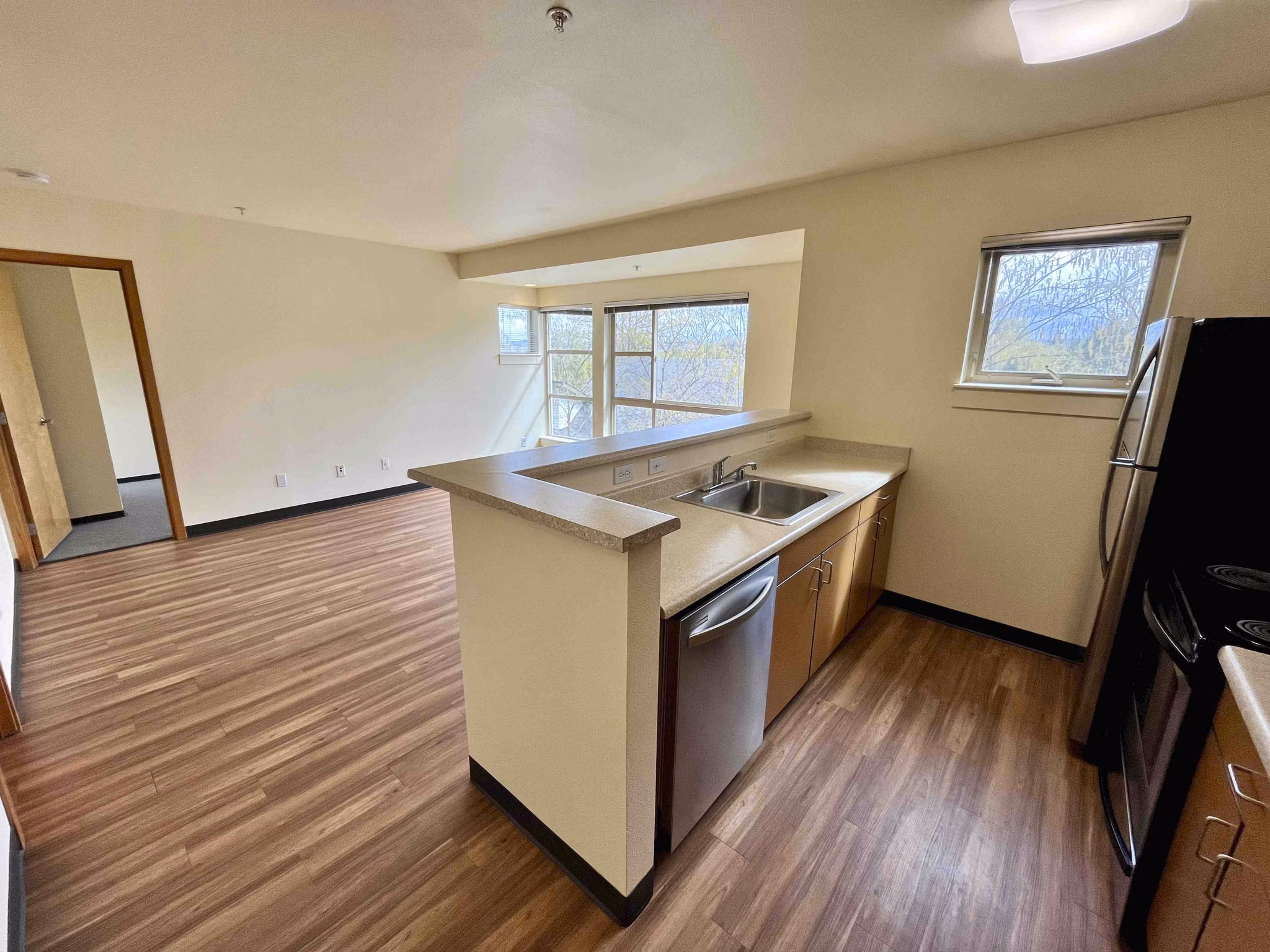 kitchen at Radford Court Apartments