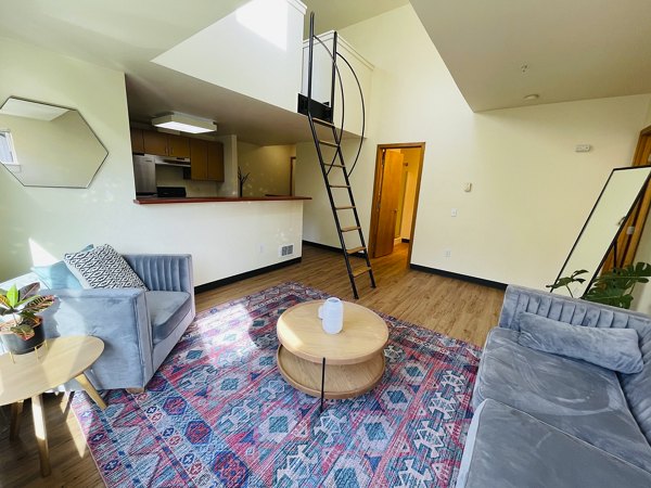 living room at Radford Court Apartments