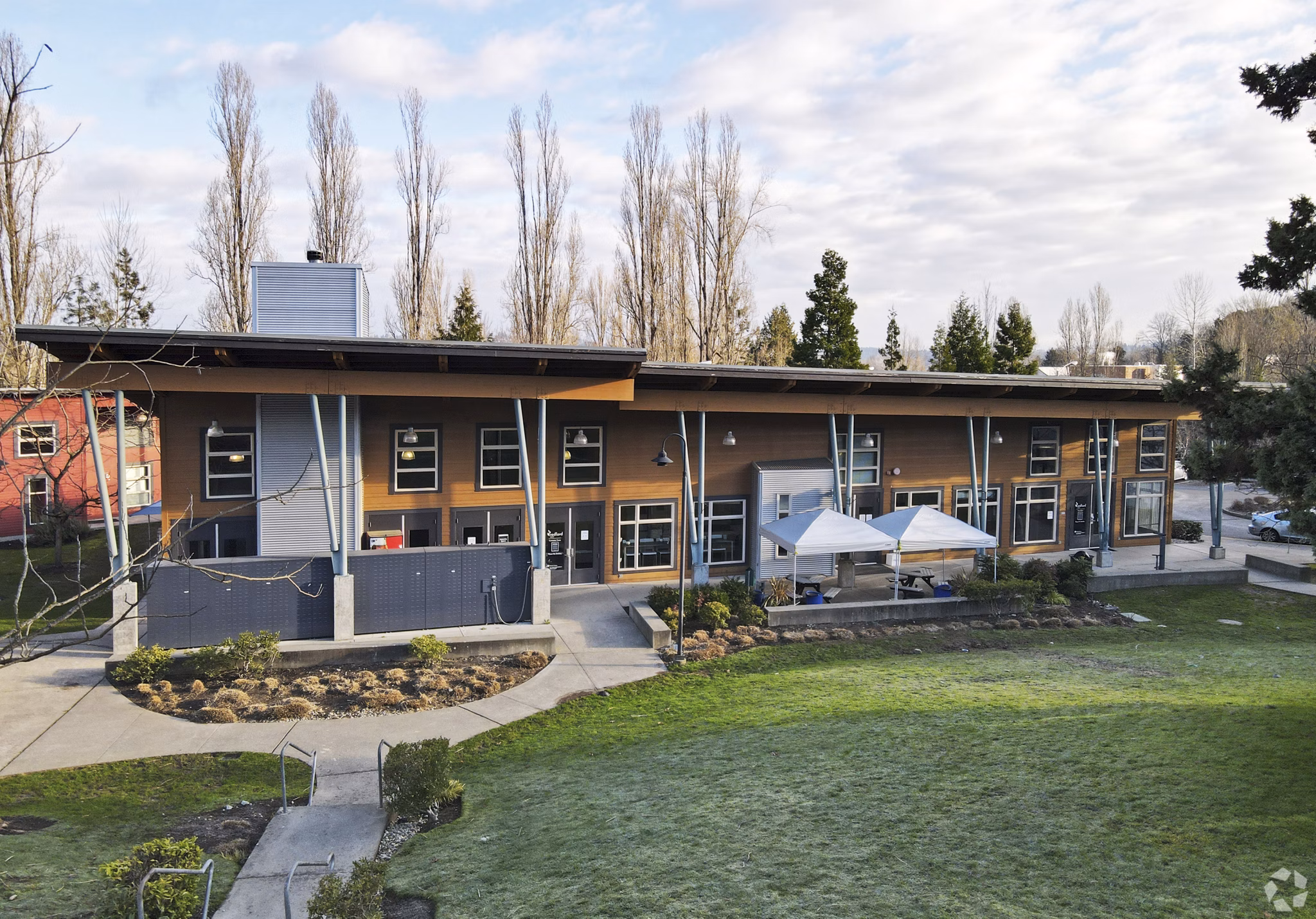 recreational area at Radford Court Apartments