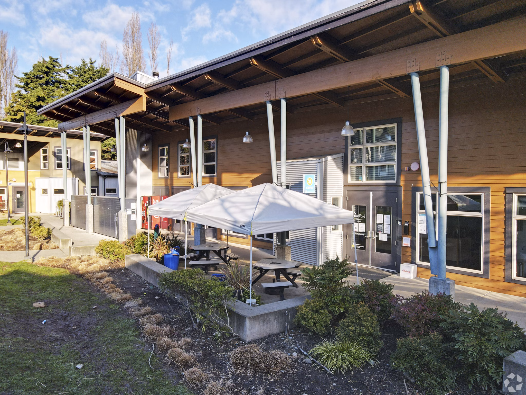 recreational area at Radford Court Apartments
