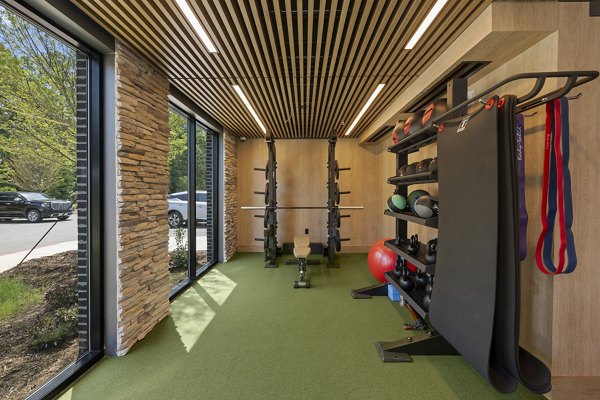 fitness center at NOVEL Morrisville Apartments