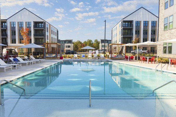 pool at NOVEL Morrisville Apartments