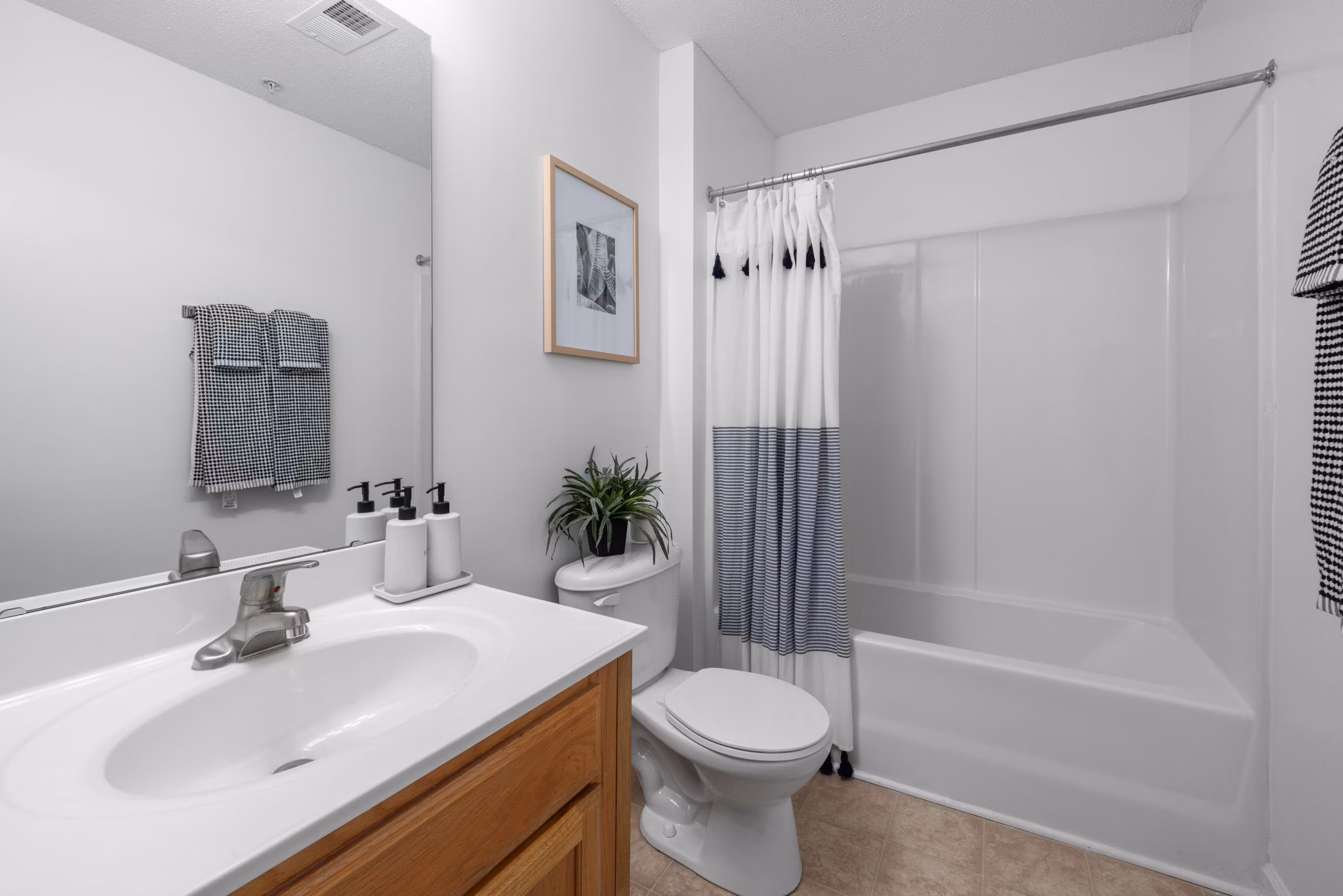bathroom at Cadence at RTP Apartments 